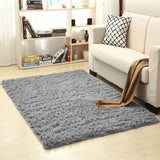 Tapis Rectangulaire Shaggy Uni Moelleux – Salon & Chambre 1