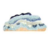 Tapis Touffeté Main Laine Paysage Nature Art Irrégulier Chambre 4