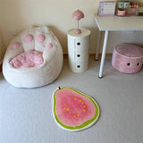 Tapis Forme Fruit Imitation Cachemire – Pomme et Pastèque 2