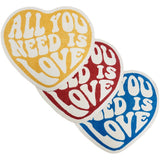 Tapis Forme Cœur Motif All You Need Is Love – Chambre & Décoration 2