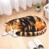 Tapis Forme Chat Antidérapant – Salle de Bain & Cuisine 11