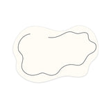 Tapis Forme Nuage Irrégulière Cachemire Crème – Salon & Chambre 7