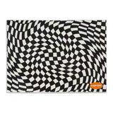 Tapis Optique Noir & Blanc – Illusion Géométrique – Salon Moderne 2