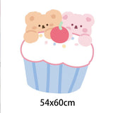 Tapis Kawaii Irrégulier Ours & Sucreries – Chambre Enfant & Ado 9
