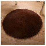 Tapis Rond Shaggy Moelleux Uni – Salon & Chambre 6