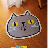 Tapis Tête de Chat Irrégulier – Illustration Kawaii | Chambre Enfant Salon 2