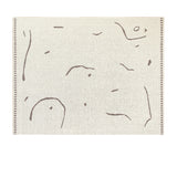 Tapis Abstrait Formes Organiques Contours Style Coréen 5