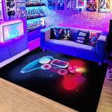 Tapis Rectangulaire Gamer Cyberpunk Néon Coloré – Chambre Ado 7