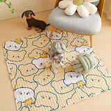 Tapis de Jeu Animaux & Enfants – Motif Cartoon Nuages & Chiots | Chambre Enfant 1