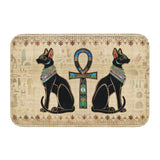 Tapis Rectangulaire Imprimé Chat Égyptien Antique – Entrée & Salon 8