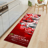 Tapis Runner Noël Fêtes Coloré Cuisine Entrée Lavable 6