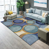 Tapis Géométrique Moderne Salon – Gris, Beige & Jaune – Plusieurs Coloris 4