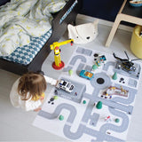 Tapis de Jeu Enfant Carte de Ville Polyester – Chambre 1