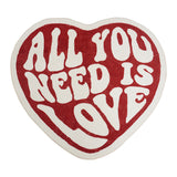 Tapis Forme Cœur Motif All You Need Is Love – Chambre & Décoration 3
