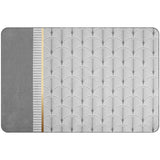 Tapis Rectangulaire Géométrique – Lignes Épurées Gris & Bleu | Salon Table Basse 9