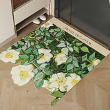 Tapis d'Entrée PVC Floral Découpable – Rose, Tournesol, Anémone 1