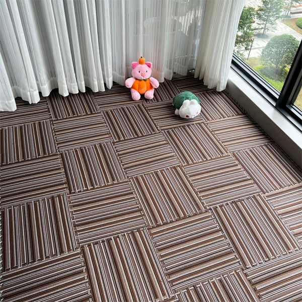 Dalles de Sol Puzzle EVA – Rayures Bois Assemblables | Cuisine Bureau