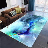 Tapis Rectangulaire Imprimé Galaxie et Nébuleuse 3D 5
