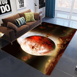 Tapis Rectangulaire Imprimé Galaxie et Nébuleuse 3D 2