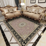 Tapis Persan Oriental Classique Médaillon Floral – Salon & Salle à Manger 4