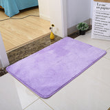 Tapis Rectangulaire Shaggy Uni Multicolore – Salon & Chambre 18