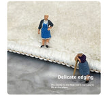 Tapis Rectangulaire Calligraphie Abstraite Façon Cachemire – Salon 3