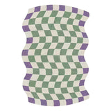 Tapis Rectangulaire Damier Pop Art Coloré – Salon & Chambre 3