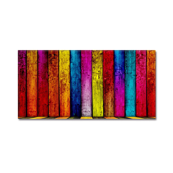 Tapis Runner Imitation Bois Multicolore – Cuisine & Couloir