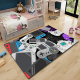 Tapis Gamer – Motif Manettes & Consoles Coloré | Chambre Enfant Salon 1