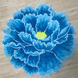 Tapis Forme Pivoine Fleur Tufté Fait Main – Salon & Chambre 2