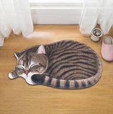 Tapis Forme Chat Antidérapant – Salle de Bain & Cuisine 8