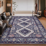 Tapis Persan Bohème Grande Taille Résistant Taches Salon 22