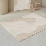 Tapis Rectangulaire Imitation Cachemire Motif Lignes Luxe Léger – Salon & Chambre 4