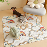 Tapis de Jeu Animaux & Enfants – Motif Cartoon Nuages & Chiots | Chambre Enfant 3