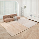 Tapis Rectangulaire Luxe Crème Doux Respirant – Salon & Bureau 1