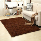 Tapis Rectangulaire Shaggy Uni Moelleux – Salon & Chambre 4