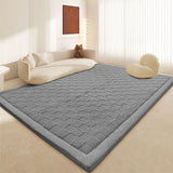 Tapis Rectangulaire Épais Anti-Chute Texture Relief – Salon & Chambre 8