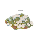 Tapis Irrégulier Nature – Motif Feuilles d'Automne & Fleurs | Salon Chambre 7