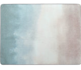 Tapis Salon Luxe Impression Peinture Abstraite Bleu Océan & Or – Grand Format 8