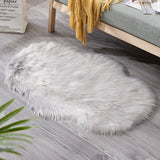 Tapis Ovale Shaggy Uni – Salon, Chambre & Salle de Bain 8