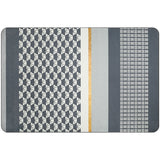 Tapis Rectangulaire Géométrique – Lignes Épurées Gris & Bleu | Salon Table Basse 6