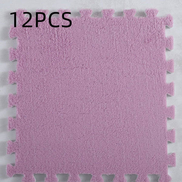 Dalles Puzzle Velours Uni Modulables – Chambre & Salon