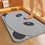 Tapis de Bain Motif Panda Séchage Rapide – Salle de Bain & Cuisine 9