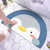 Tapis de Bain Antidérapant Motif Animaux Cartoon – Diatomite 5