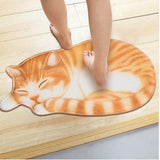 Tapis Forme Chat Antidérapant – Salle de Bain & Cuisine 4