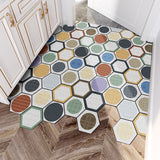 Tapis PVC Géométrique Découpable – Éventails et Hexagones 7