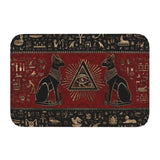 Tapis Rectangulaire Imprimé Chat Égyptien Antique – Entrée & Salon 5