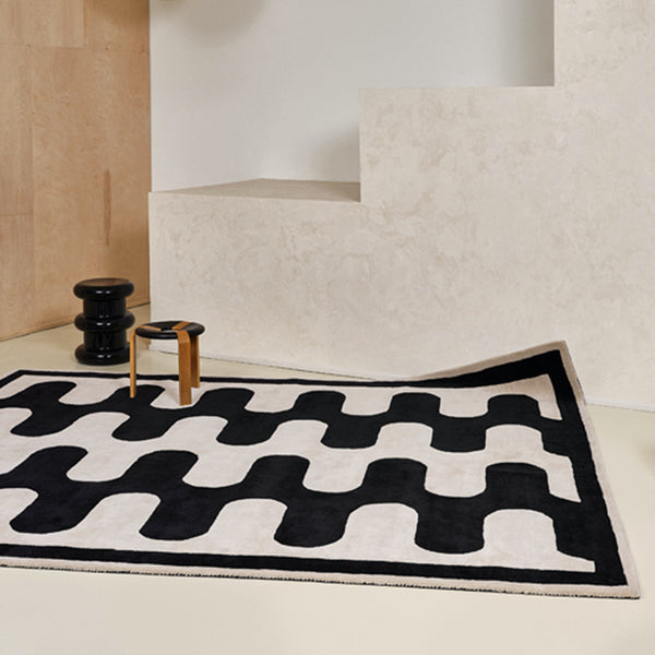 Tapis Damier Checkerboard Moderne – Salon Luxe – Plusieurs Coloris