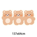 Tapis Kawaii Irrégulier Ours & Sucreries – Chambre Enfant & Ado 10