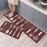 Tapis Runner Cuisine Motif Coffee & Ustensiles – Cuisine & Couloir 3
